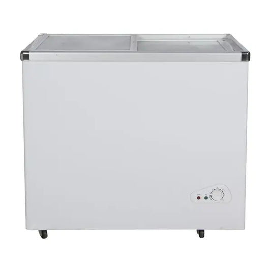 Congélateur horizontal vitré double portes coulissantes Nasco 455 L 3 paniers à NAS-FS455FL