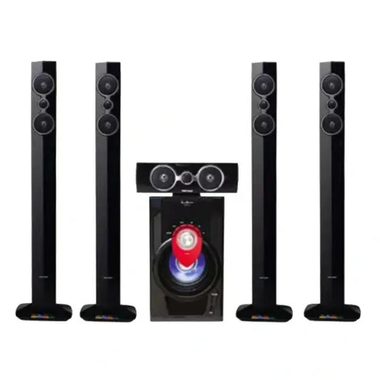 Home cinéma 5.1CH avec télécommande Nasco 45 W 5 haut parleurs + 1 caisson de basse NAS-HT5.1-N5510