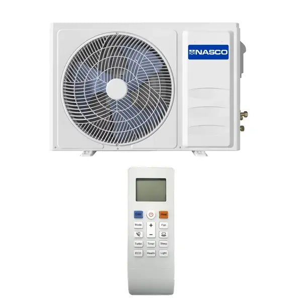 Split mural inverter 3 CV Nasco 24000 BTU Économique R600A A+ Mode économique Mode NAS-J24-V1 — vue 2