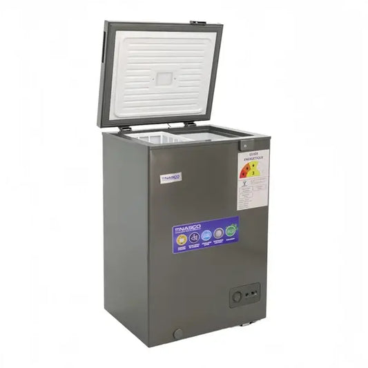 Congélateur horizontal Nasco 99 L 1 panier à l’intérieur Économique R600A NASCF-150-LM