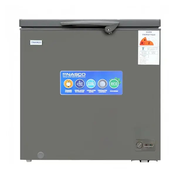 Congélateur horizontal Nasco 145 L 1 panier à l’intérieur Économique R600A NASCF-200-LM — vue 2