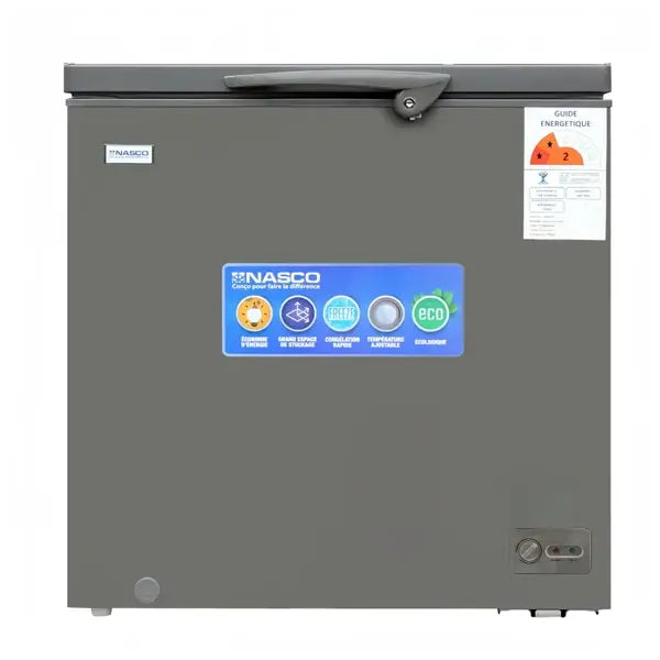 Congélateur horizontal Nasco 245 L 1 panier à l’intérieur Économique R600A NASCF-300-LM — vue 2