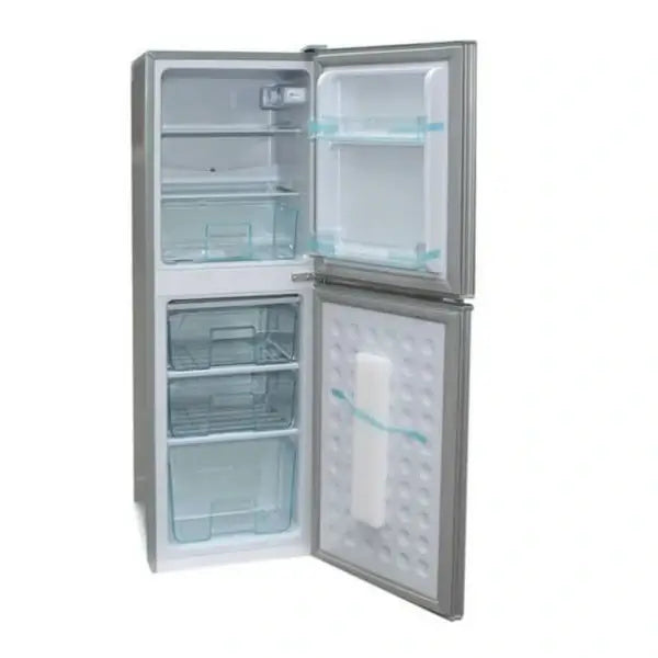 Réfrigérateur combiné double portes Nasco 116 L Net R600A 3 tiroirs au congélateur NASD2-183FL