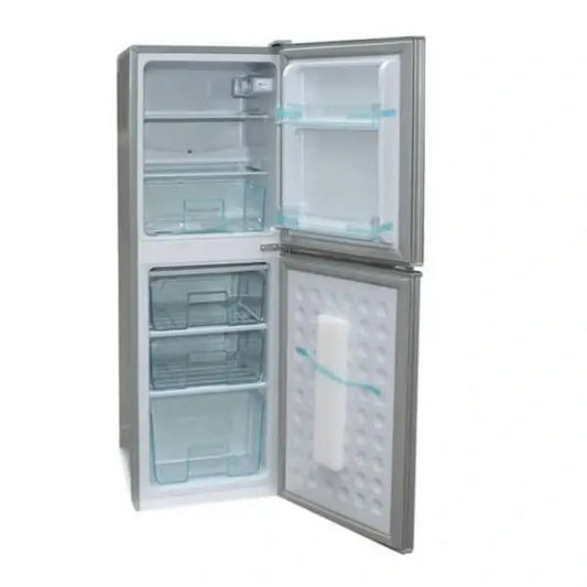 Réfrigérateur combiné double portes Nasco 116 L Net R600A 3 tiroirs au congélateur NASD2-183FL