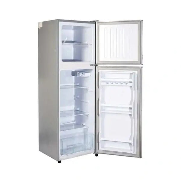 Réfrigérateur double portes Nasco 158 L Net Économie d’énergie 220 240 Argent foncé NASF2-258FL-DS