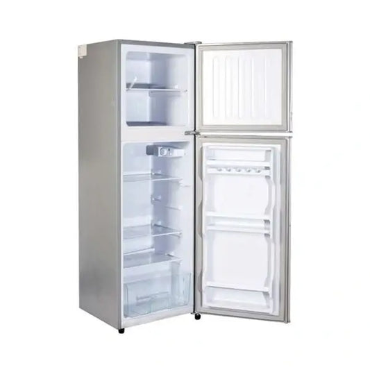 Réfrigérateur double portes Nasco 158 L Net Économie d’énergie 220 240 Argent foncé NASF2-258FL-DS