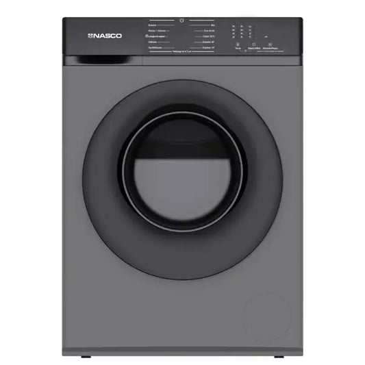 Machine à laver Inverter Nasco 8 kg Automatique Ouverture frontale Économique Essorage NASFL-J8KG-S