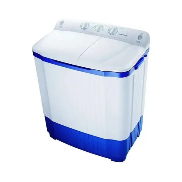 Machine à laver Semi automatique Twin Tub Nasco 5 kg 200 W Essorage Rinçage Bleu blanc NASTT-B50FL