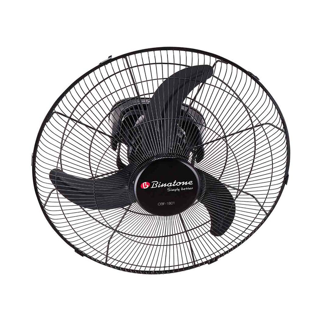 Ventilateur orbite Binatone OBF-1801, vue de profil