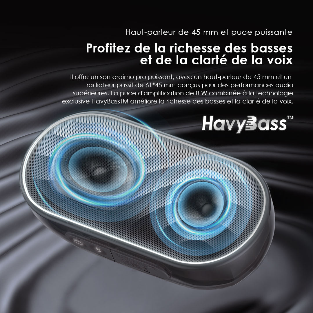 Oraimo SpaceBox OBS-382, vue de profil