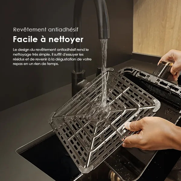 Friteuse électrique 5 litres oraimo – cuisson saine avec contrôle de température 90-200°C