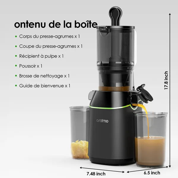Oraimo EasyJuice OMJ-501A préparation de jus frais et nutritif