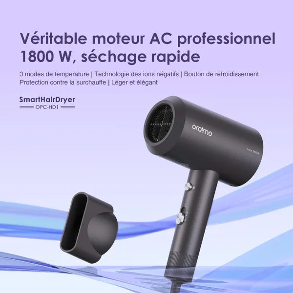 Oraimo OPC-HD1 – Sèche-Cheveux Professionnel