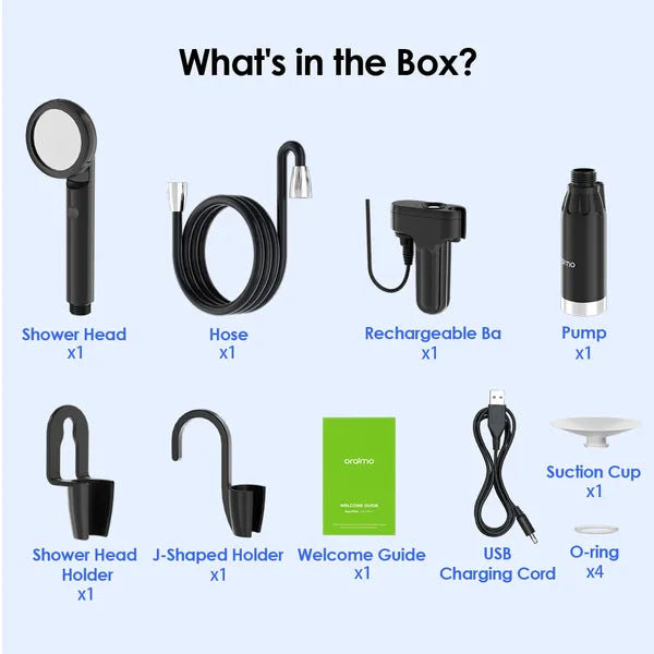 Oraimo OPS-201A – Douche Portable Rechargeable IPX7
