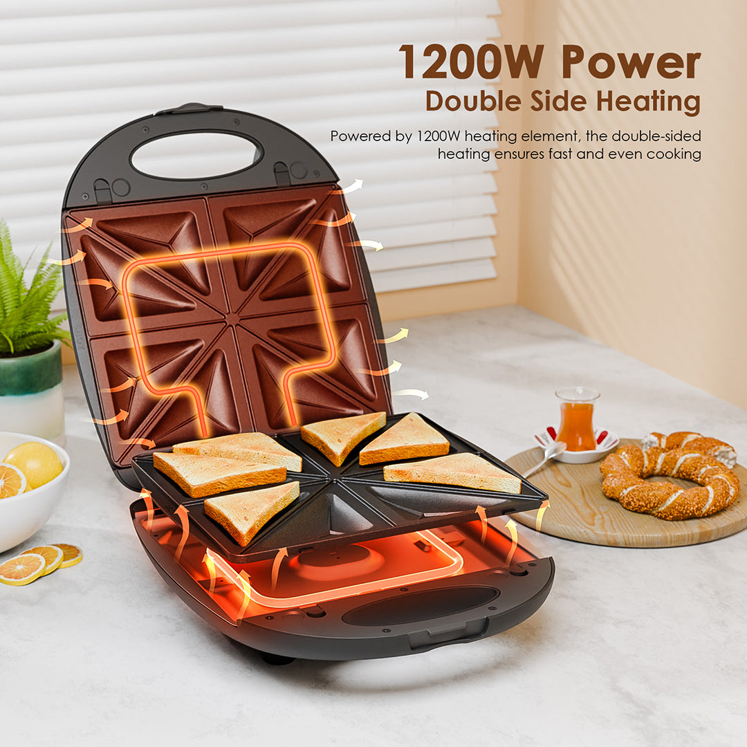 Oraimo SmartSandwichMaker Plus 1200W OSM-501A, en situation