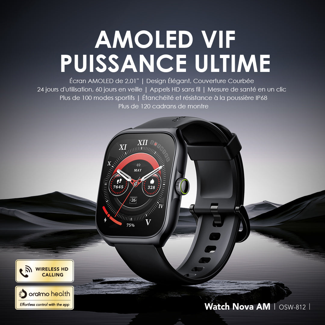 Oraimo Watch Nova AM OSW-812, en situation