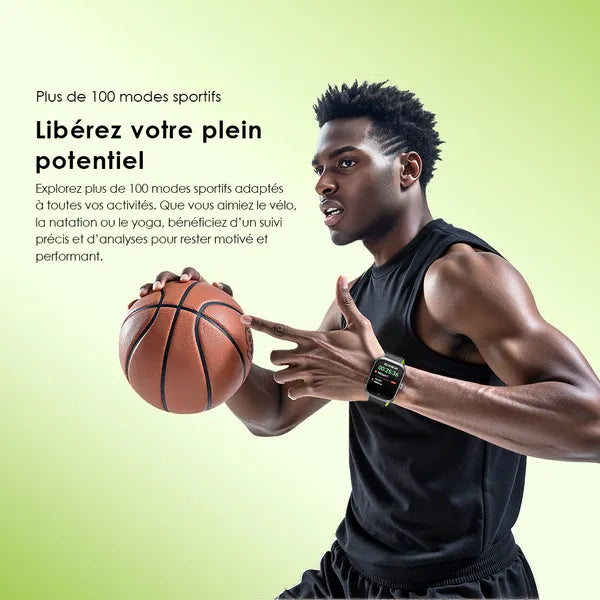 Oraimo Watch Nova N – Montre Connectée Verre Incurvé 2,5D | OSW-813N | Bluetooth & Sport