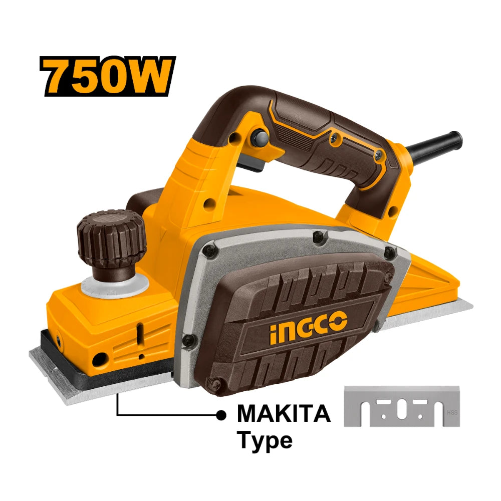 Rabot électrique 750 W INGCO PL7508