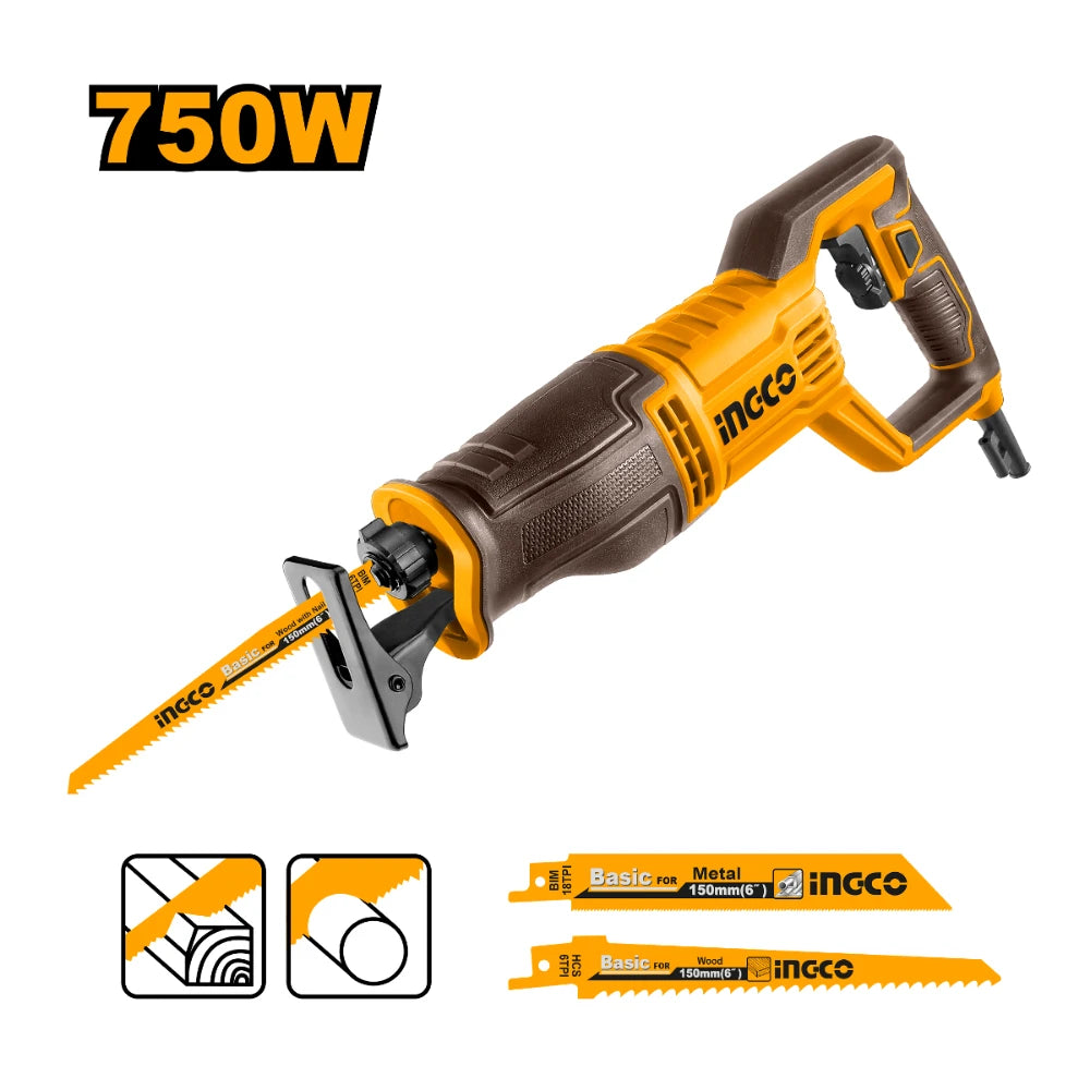 Scie sabre 750 W -remplace RS8008 INGCO RS7508