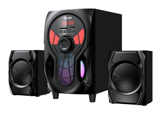 Alitop SP-4503 Woofer Bluetooth 45W - Haut-parleur Puissant USB & SD