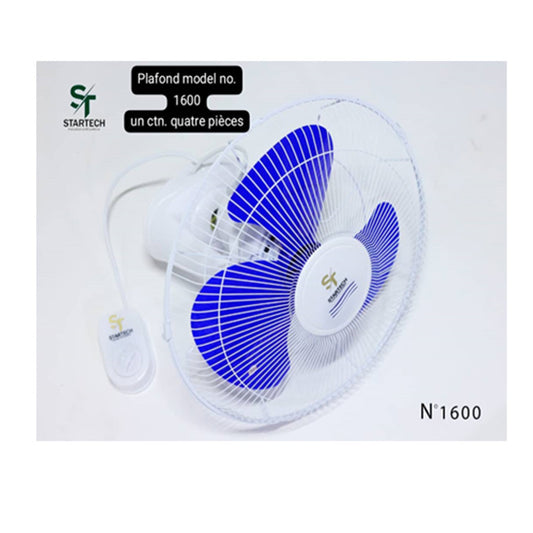 VENTILATEUR PLAFOND AVEC TELECOMMANDE STRF-1600