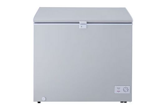 GCS215SQFG Modèle de congélateur coffre 190L, Congélateur à coffre, Éclairage LED, Congélation rapide, Panier en fil métallique, Quatre roulettes