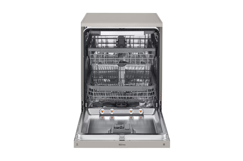 Lave-vaisselle LG DFB425FP de 14 couverts avec QuadWash™ et TrueSteam™ en finition inox