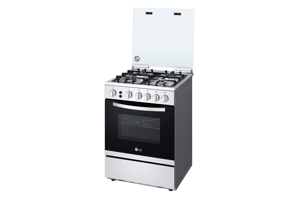 FA211RMA  Cuisinière à gaz 4 Feux 60 CM| Sécurité totale | Système de chauffage combiné | Rôtissoire