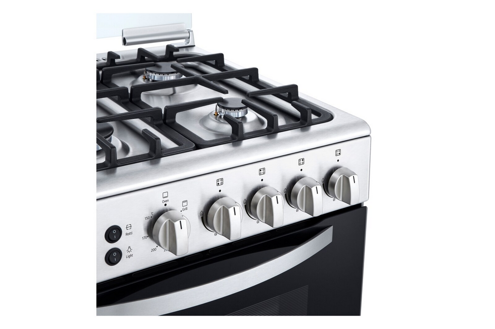 FA211RMA  Cuisinière à gaz 4 Feux 60 CM| Sécurité totale | Système de chauffage combiné | Rôtissoire