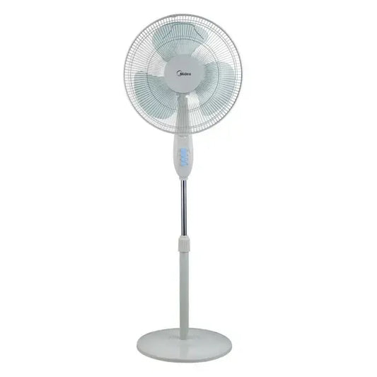 Ventilateur à pied Midea 16″ 50 W Silencieux 3 niveaux de vitesse 3 hélices VENT_FS40-12P