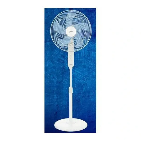 Ventilateur à pied Midea 18″ 55 W Hauteur réglable 3 niveaux de vitesse 5 hélices VENT_FS40-20B