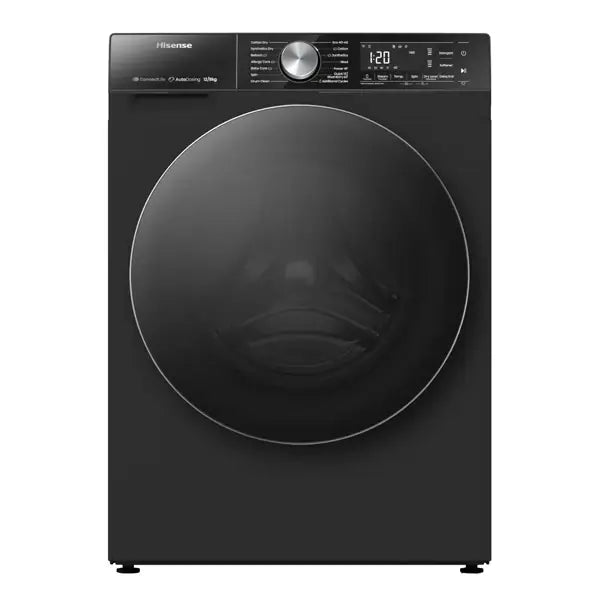 Machine à laver Inverter Hisense 12 kg Séchage 8 kg Ouverture frontale Contrôle tactile WD5S1245BB