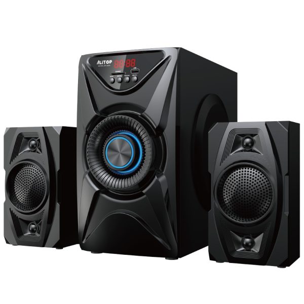 Alitop SP-2524 – Enceinte Bluetooth 45W avec USB & Carte SD | Son Puissant & Design Robuste