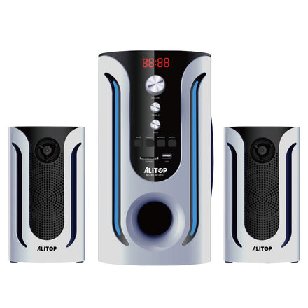 Alitop SP-2510 – Enceinte Bluetooth 45W avec USB & Carte SD | Son Puissant & Design Robuste