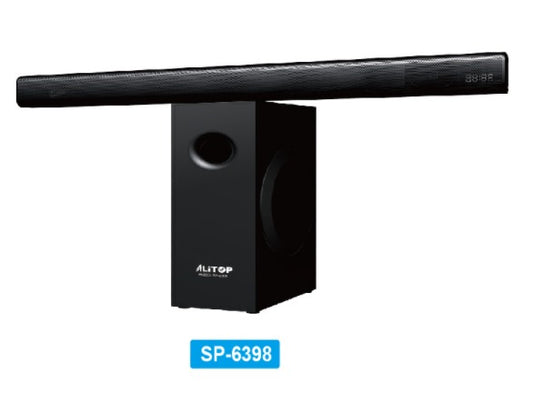 ALITOP Woofer SP-6398 – Chaîne HIFI – Noir