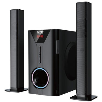 Alitop SP-2506 – Chaîne Hi-Fi Bluetooth 45 W, USB et radio FM