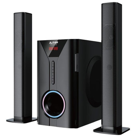 Alitop SP-2506 – Chaîne Hi-Fi Bluetooth 45 W, USB et radio FM