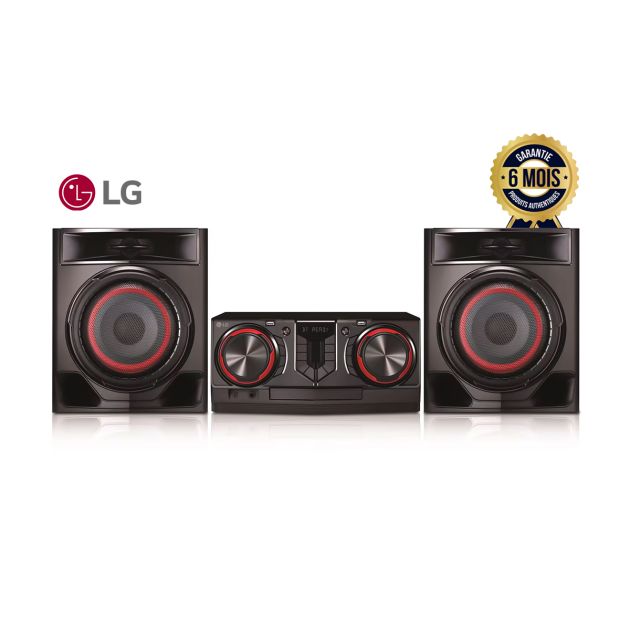 Woofer LG - Avec Auto DJ et Karaoke Star - X-BOOM - CJ44 - Bluetooth/ HDMI