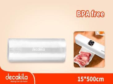 Rouleaux de sacs pour machine sous vide Decakila KMTT076W