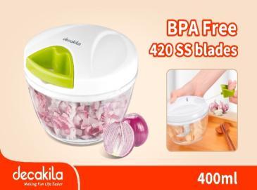 Hachoir à ail manuel 400 ml Decakila KMTT084W