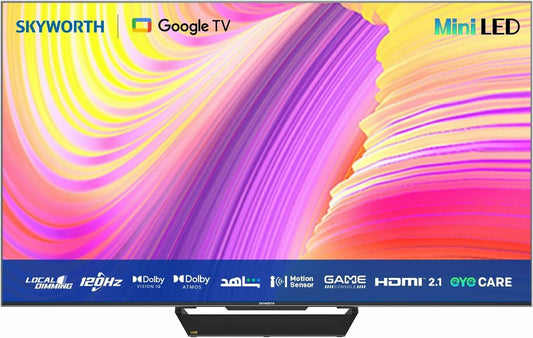 Skyworth Google TV LED 75" 4K Ultra HD - 75SUF9660 - Noir - Garantie 12 Mois