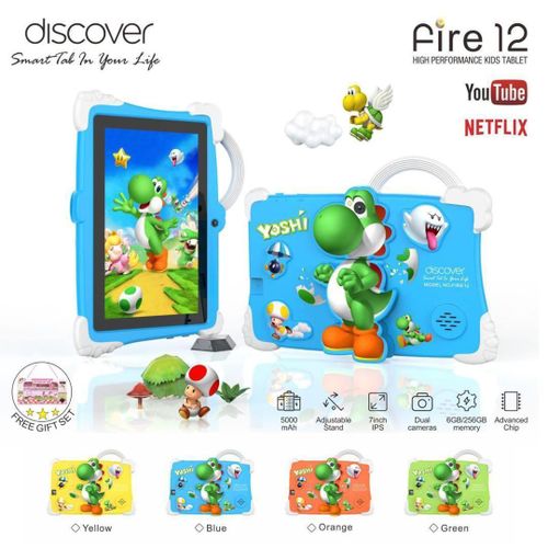 Tablette Éducative Discover- Fire 12 - 256Go/6Go Ram - 7 Pouces