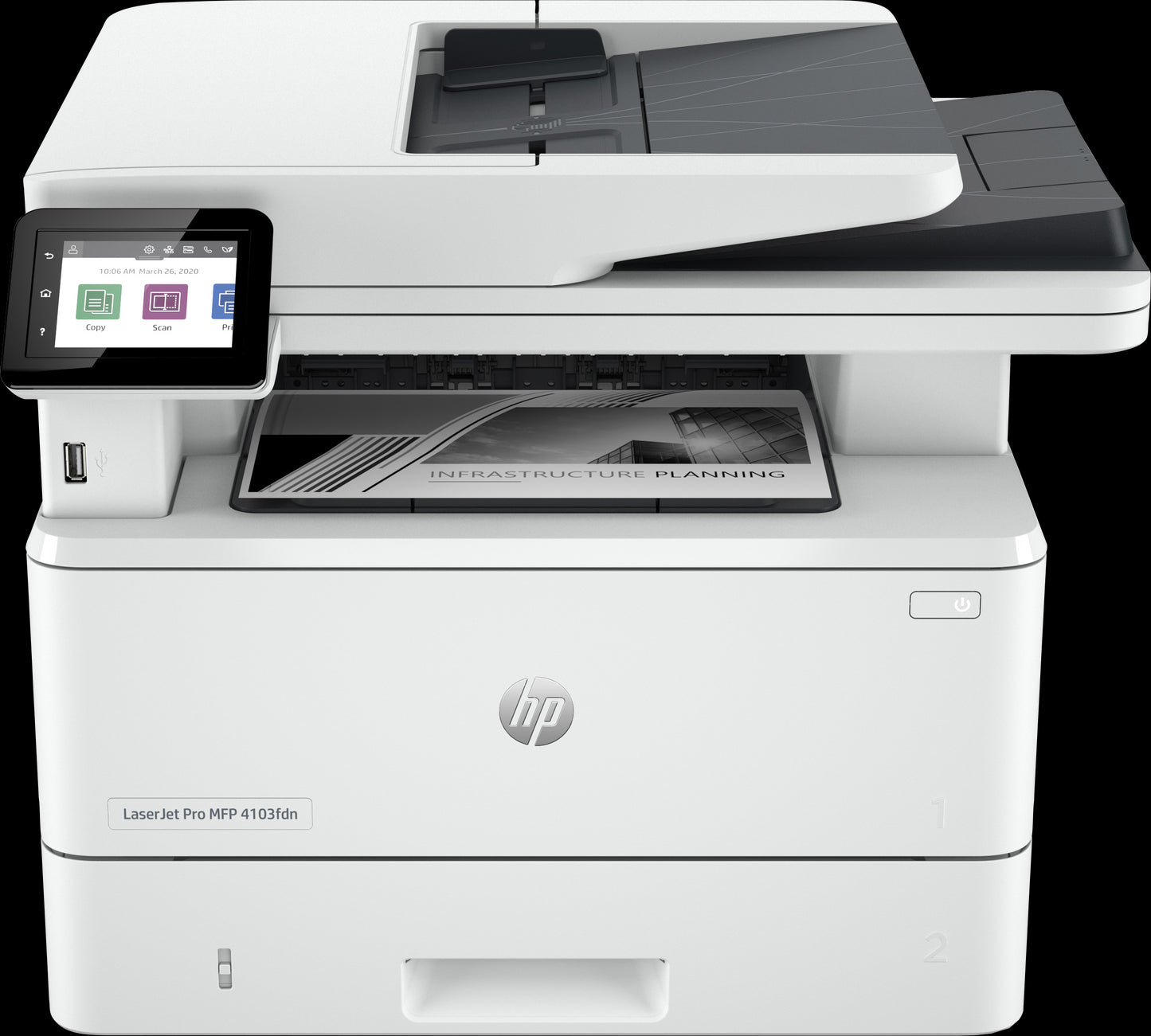 Imprimante Monochrome multifonction HP LaserJet Pro 4103fdn (2Z628A)