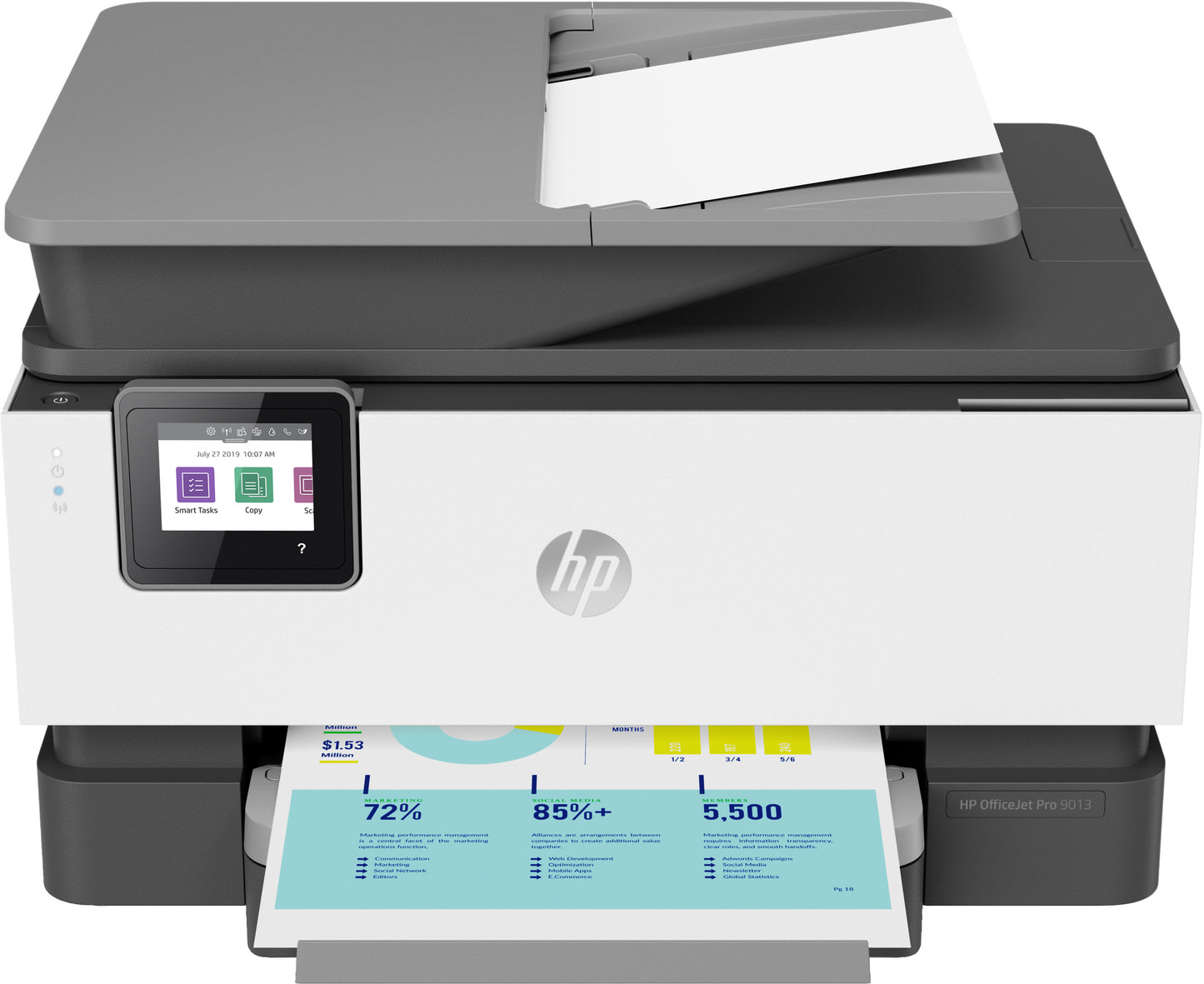 Imprimante multifonction Jet d’encre HP OfficeJet Pro 9013 (1KR49B)