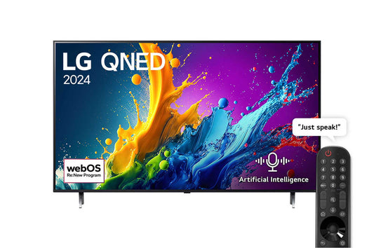 Téléviseur 65 pouces QNED80 4K Smart TV LG 65QNED80T6B