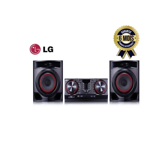 Woofer LG - Avec Auto DJ et Karaoke Star - X-BOOM - CJ44 - Bluetooth/ HDMI