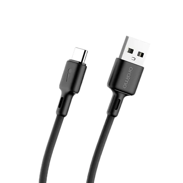 Oraimo OCD-C56 – Câble USB-A vers Type-C, 5V/2A, 2m, Charge Rapide & Transfert de Données