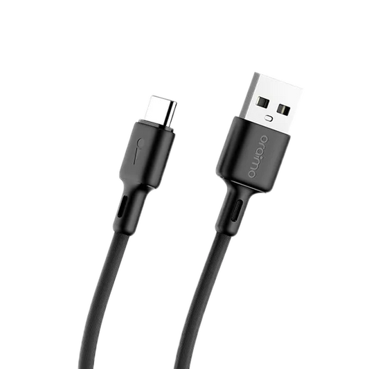 Oraimo OCD-C56 – Câble USB-A vers Type-C, 5V/2A, 2m, Charge Rapide & Transfert de Données
