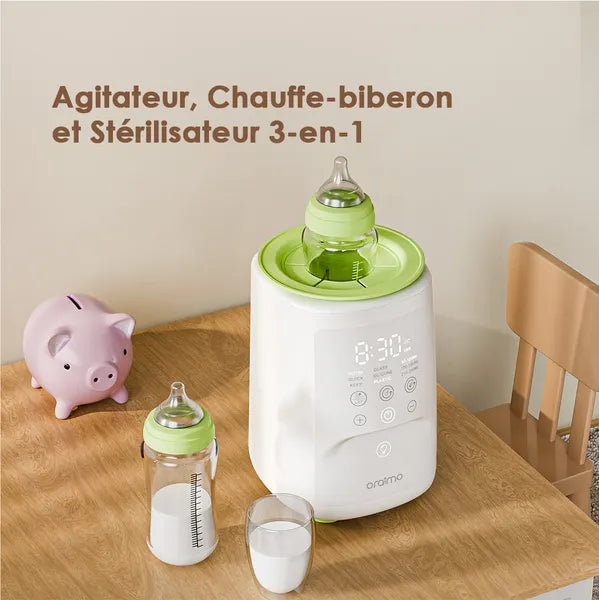 Chauffe-lait pour bébé Oraimo OBW-501 avec fonction de stérilisation et maintien 24H