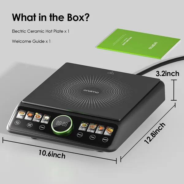 FlexiCooker OCS-201A – Plaque de Cuisson Induction 2200W à Double Anneau